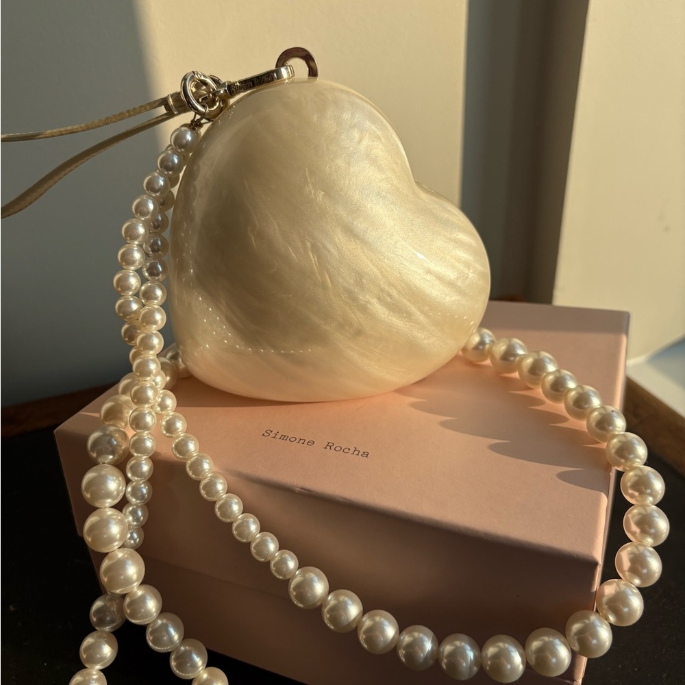 Simone Rocha Pearl Heart Bag ***see description***